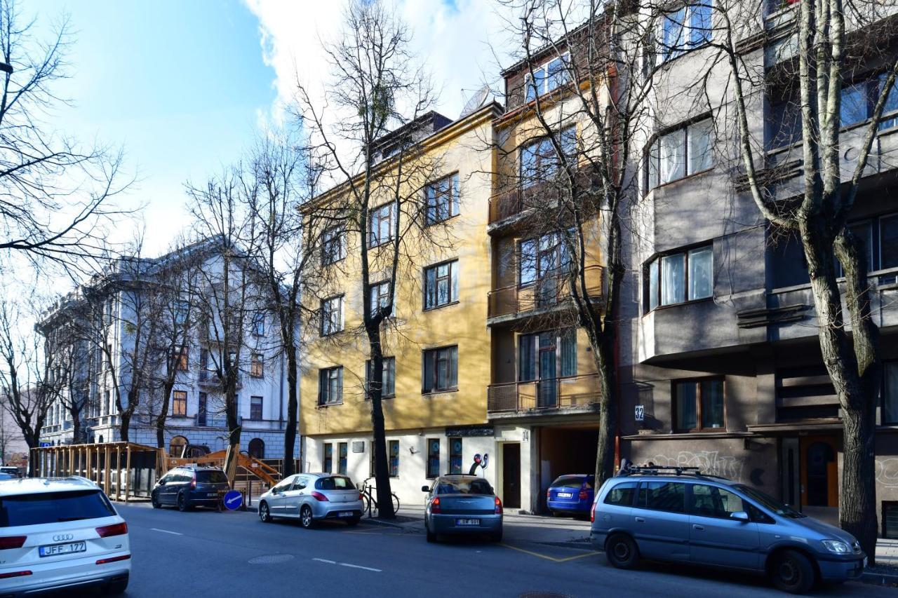Luxury Central Apartment In Putvinskio Street Kaunas Exterior photo